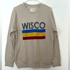 Vintage Wisco Three Colored Stripe Crewneck Size L